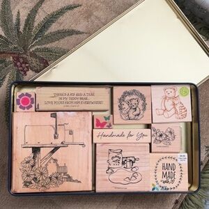 Wooden Stamps, Teddy Bear/Country Designs